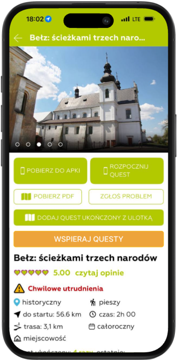 Questy App Screen 1