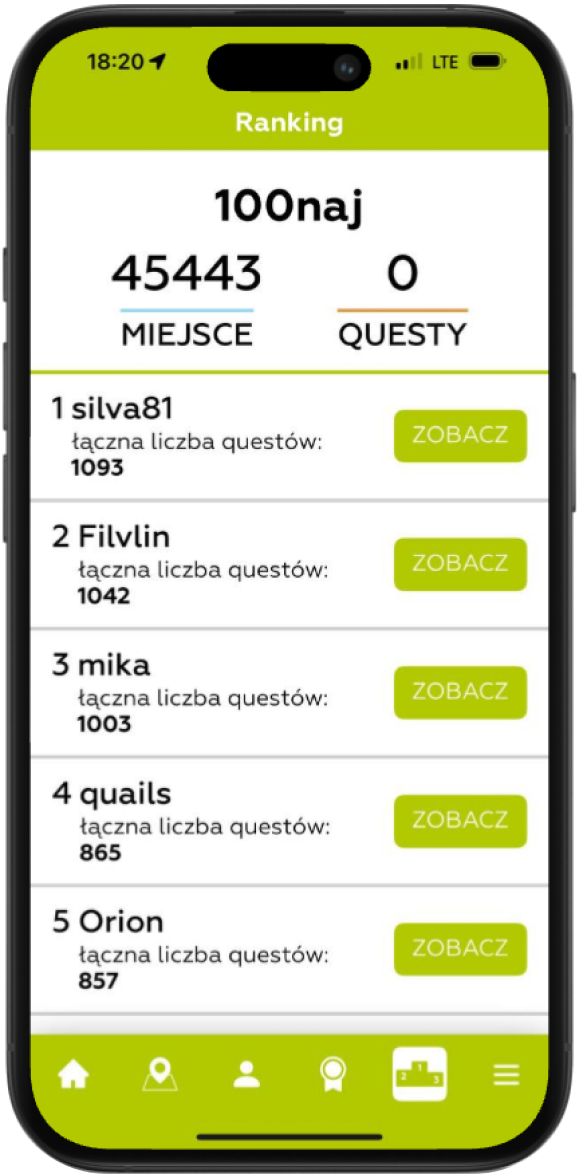 Questy App Screen 2